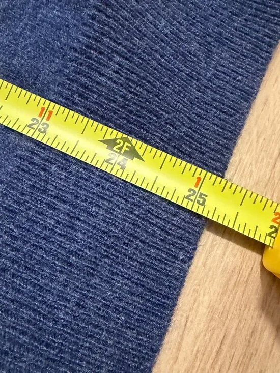 J. Crew Blue 100% Cashmere Crewneck Crew Sweater – Size S / Small - Picture 6 of 8